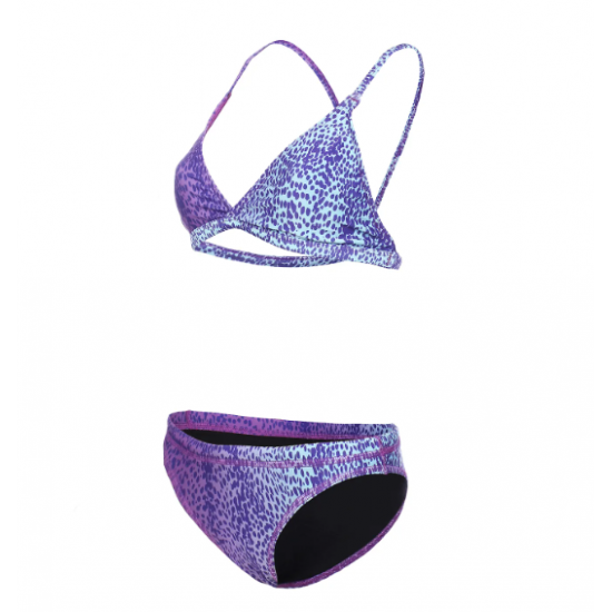 SUNKINI SPEEDO OPEN LEOPARD - ROXO